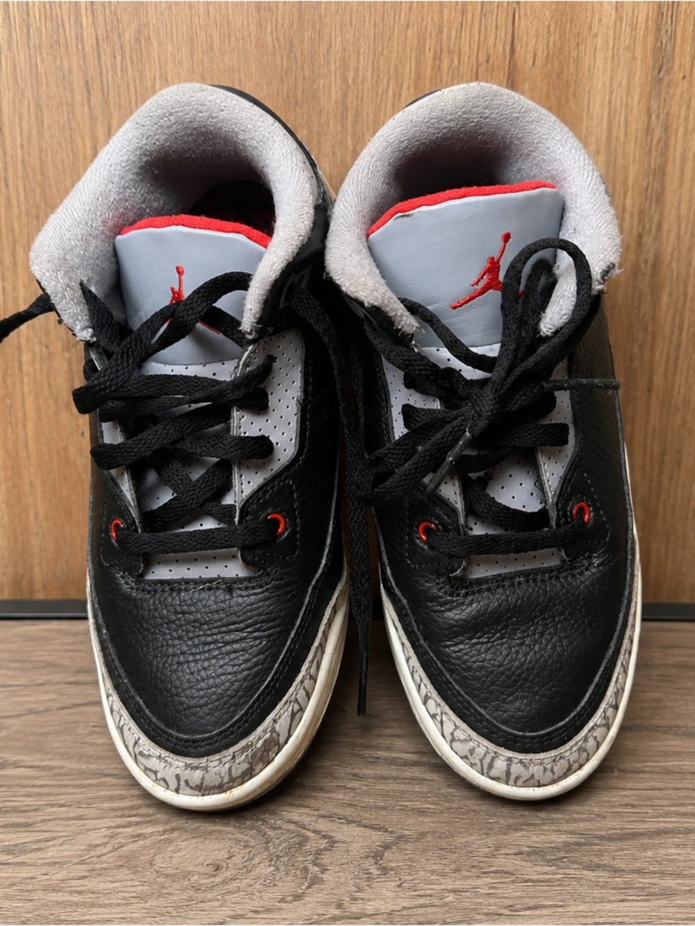 Air Jordan 3 Retro Black Cement 2024 Kids Size 1Y DM0966-010 Black Cement